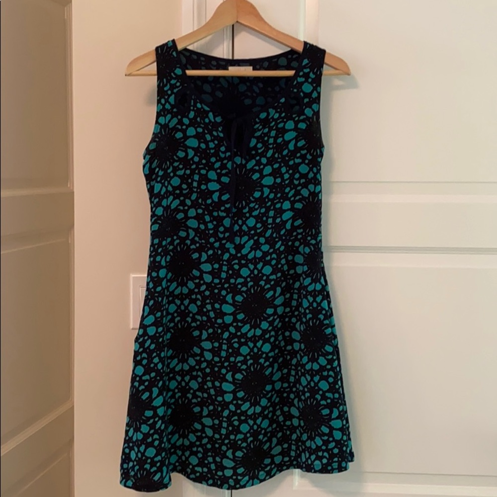 Tulle company navy and turquoise dress